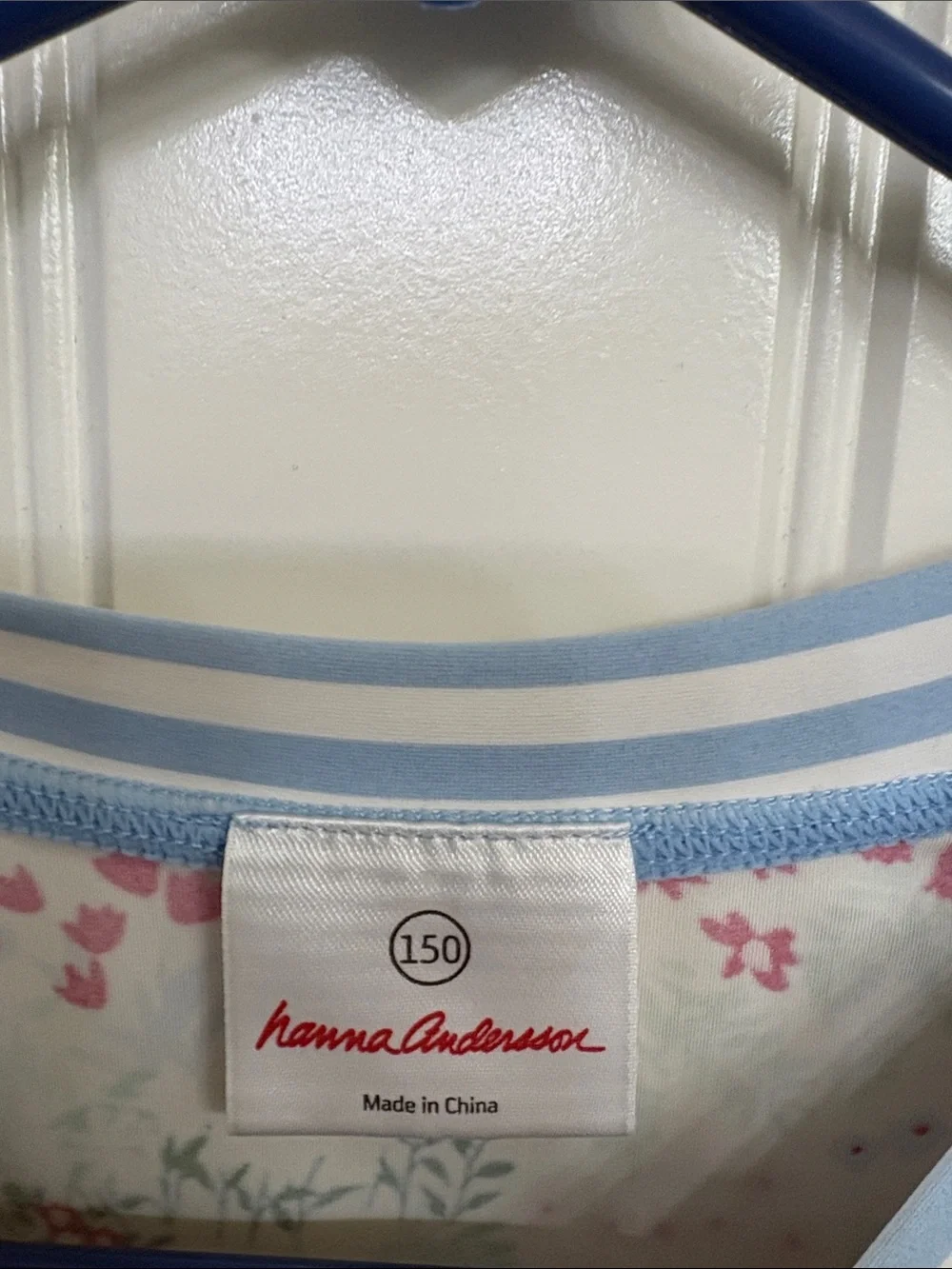 Hanna Andersson Kids Floral Rashguard - White with Red, Green, Blue Accents